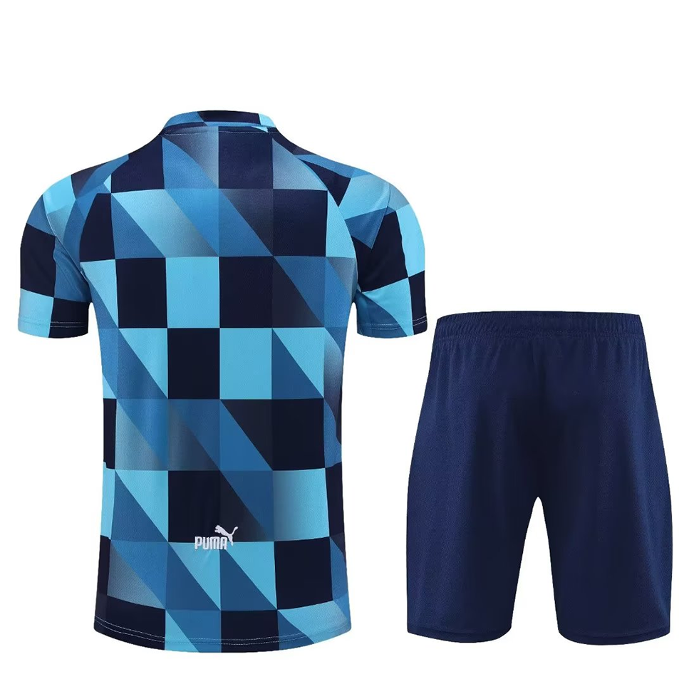 Man City Blue Short Training Set 23/24