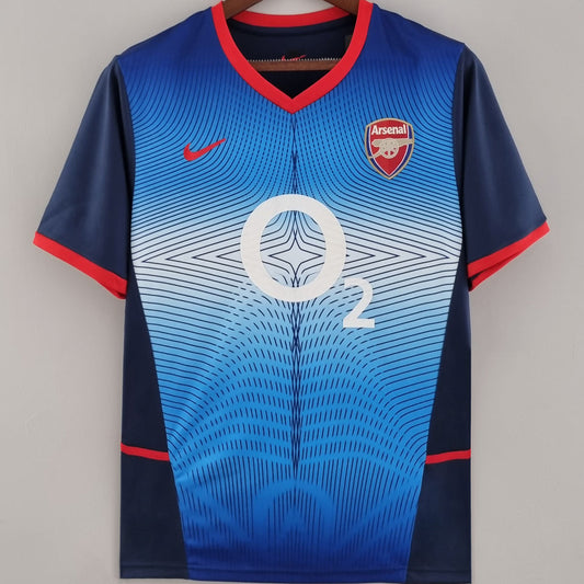 Arsenal Retro Away Blue Kit 2002/03