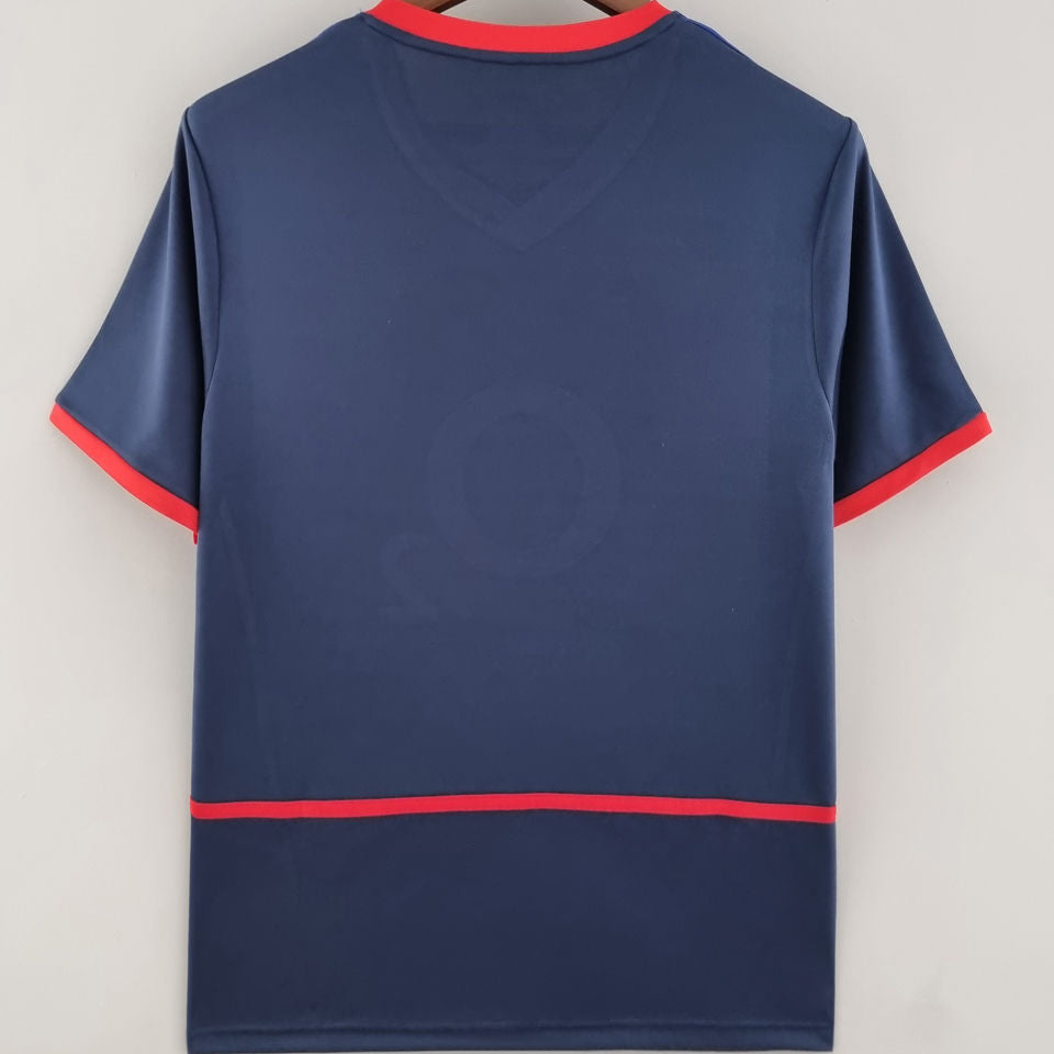Arsenal Retro Away Blue Kit 2002/03