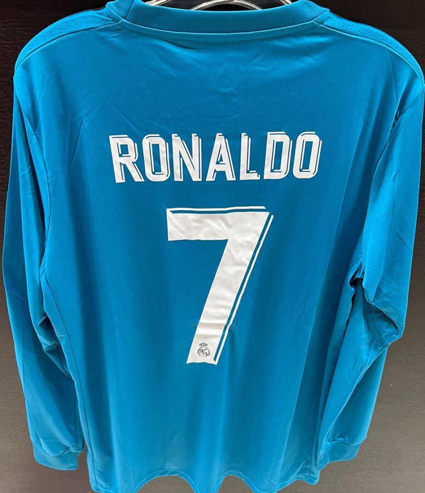 Real Madrid Retro Ronaldo Third Kit Long Sleeve 2017/18